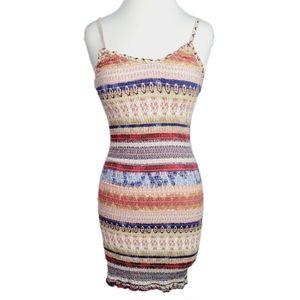 Feathers mini dress